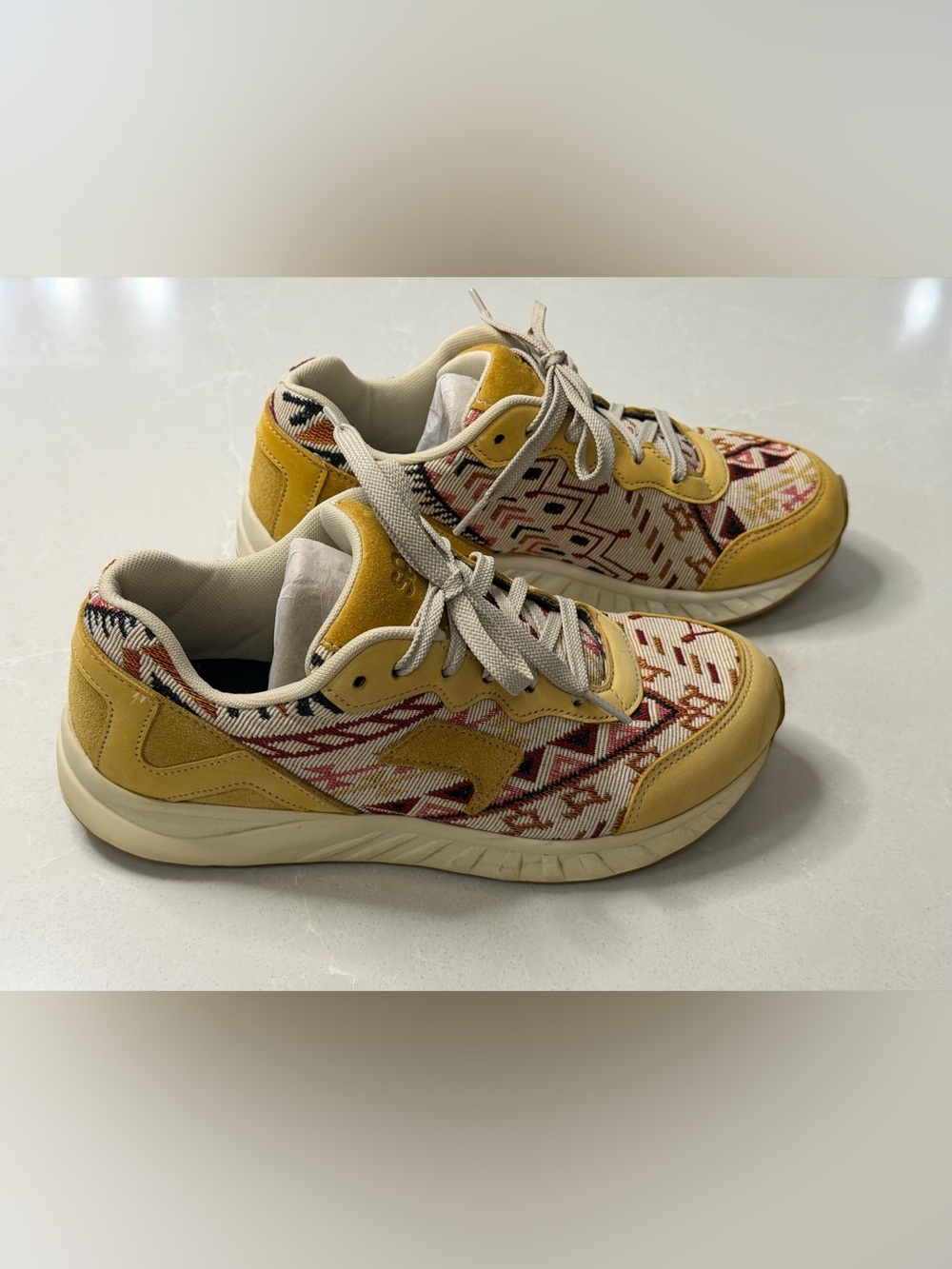 SAS Kashen LTD Oasis Collection Aztec Sneaker Mustard Yellow 7M Comfort